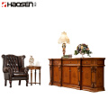 Haosen Rafflo 0818L wood  luxury file distressed luxury wood cabinet